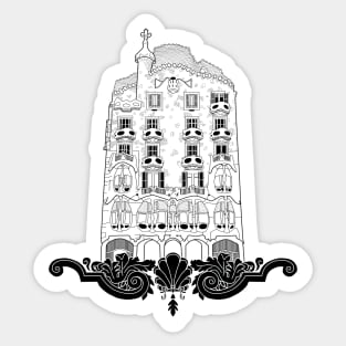 Casa Batllo Sticker